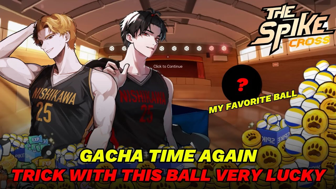 Gacha Time Again Tiger Eyes Event, Trick Use This Ball Very Lucky? - The Spike Volleyball Cross