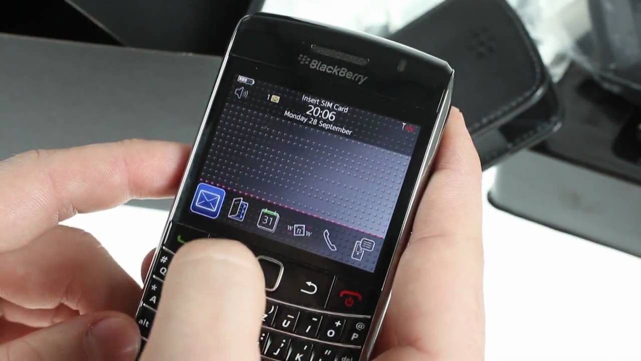 BlackBerry Bold 9700 unboxing