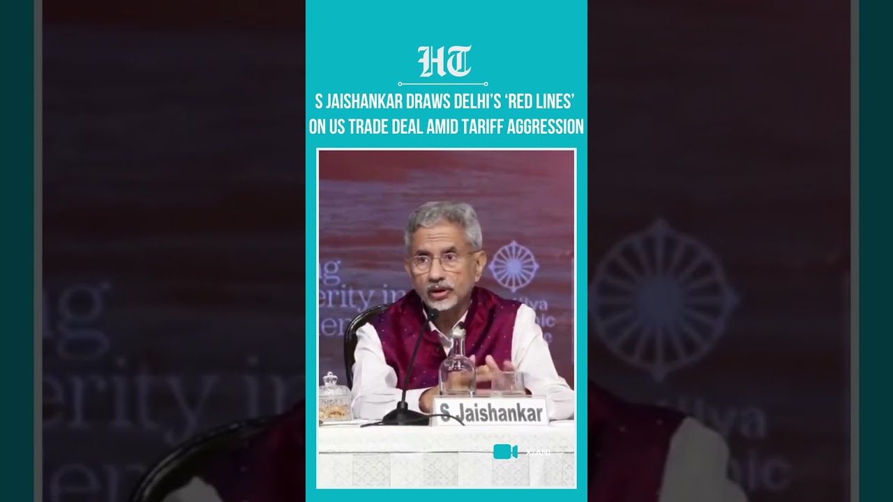 Jaishankar Outlines India&rsquo;s &lsquo;Red Lines&rsquo; Amidst Trump&rsquo;s Tariffs On US Trade Deal | #shorts