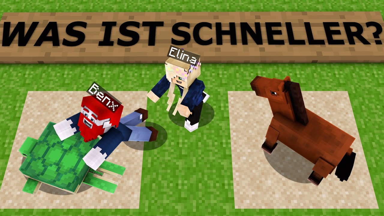 BENX PROFI vs. ELINA NOOB in Minecraft