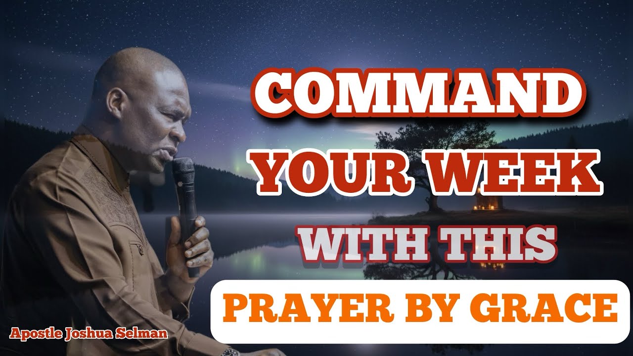 COMMAND YOUR NEW WEEK WITH THIS PROPHETIC PRAYER OF GRACE BY APOSTLE JOSHUA SELMAN