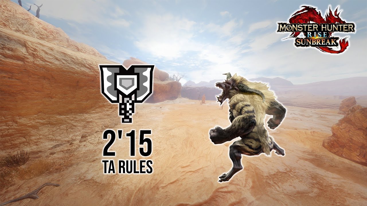 MHR:SB | MR 6★ Unreasonable Rage | Charge Blade | 2'15''14 TA Rules