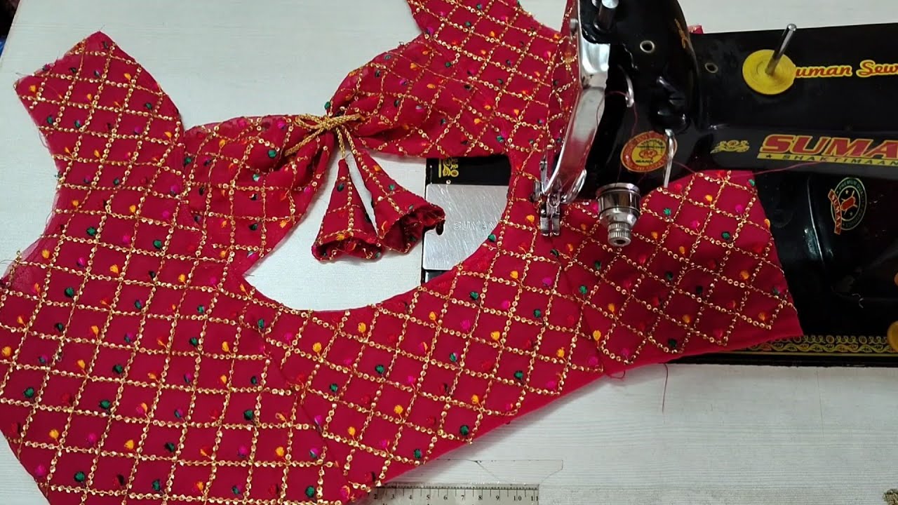  बिना बुकरम का trending deep neck design//back design for blouse/blouse designs@yuvanshifashion6821 