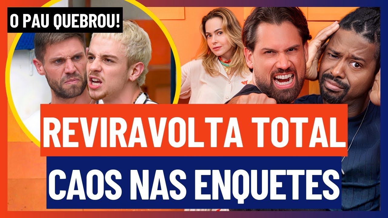 🔵 REJEIÇÃO RECORDE! ENQUETES CONFIRMAM O PIOR, QUEM SAI ANA PAULA, BRIGIDO OU LEANDRO? BBB 26