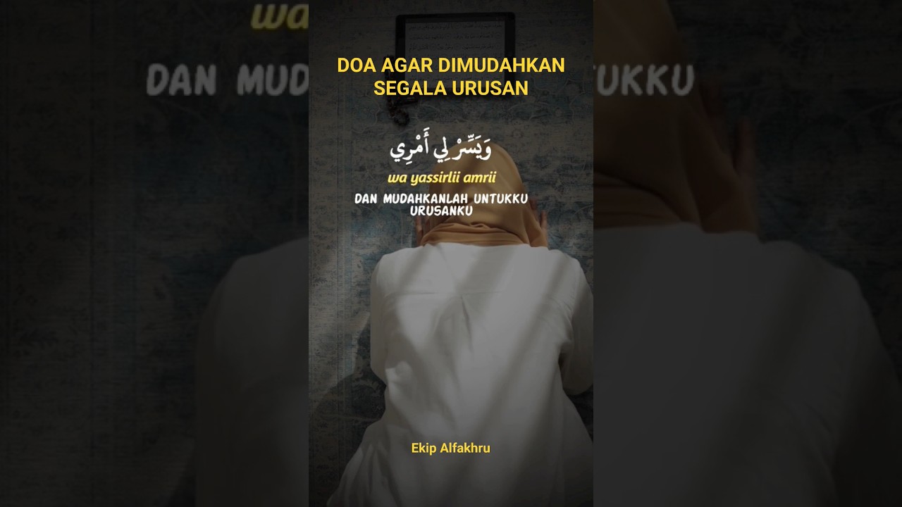 Doa agar dimudahkan segala urusan #shorts