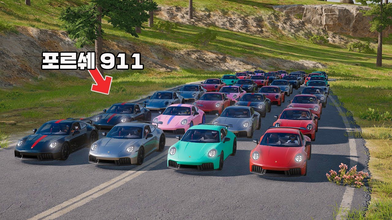 PUBG: Смертельная гонка на Porsche 911 Carrera GTS