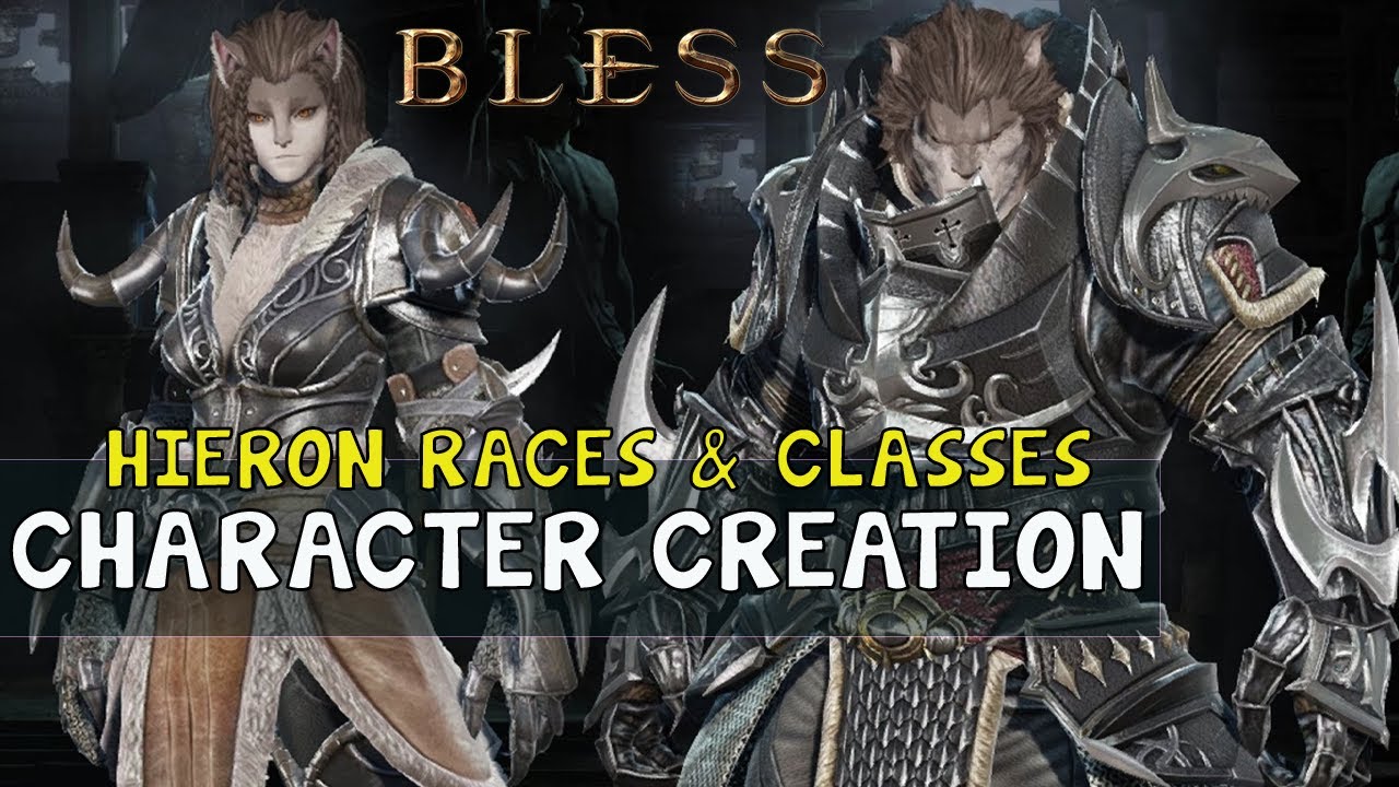 BLESS ONLINE | Hieron Faction Races and Classes