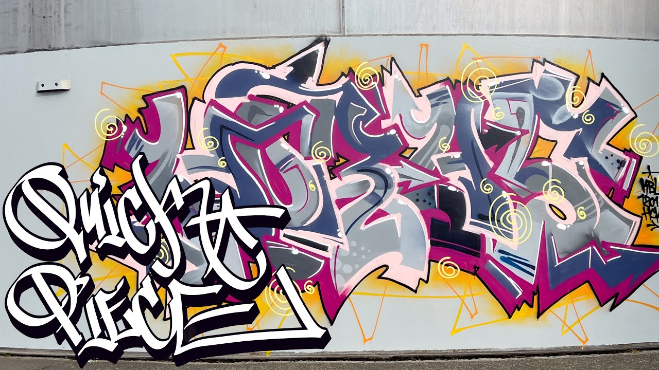 HORAS - QUICK Graffiti piece!