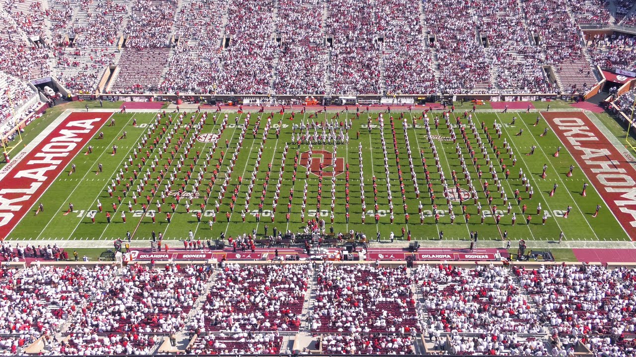 10-19-24 OU vs South Carolina Halftime - Pride of Oklahoma and OU Alumni Band