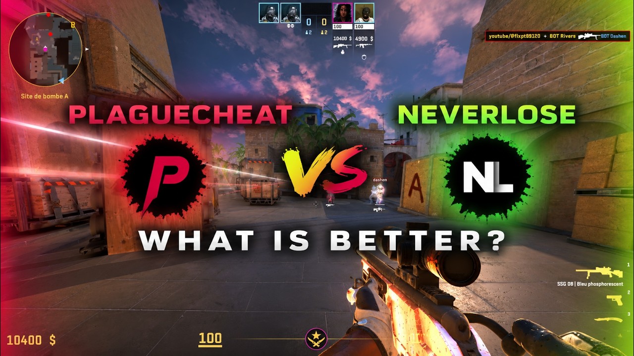 Plaguecheat Beta vs Neverlose #cs2 ( sub giveaway )