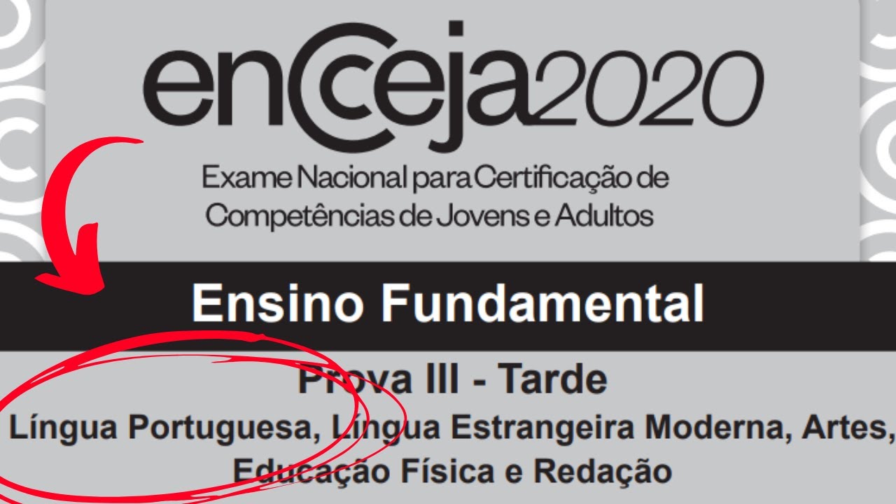 📘 [RESOLU&Ccedil;&Atilde;O DA PROVA] - L&iacute;ngua Portuguesa - ENCCEJA 2020 - Ensino Fundamental