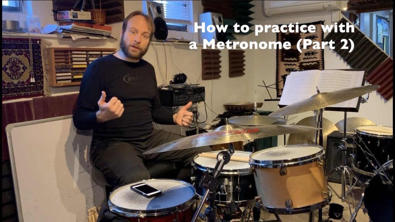 How to practice with a Metronome (Part 2) solid groove - metronome off the beat