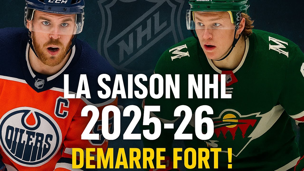 Début de la NHL saison 2025 26 la Folie