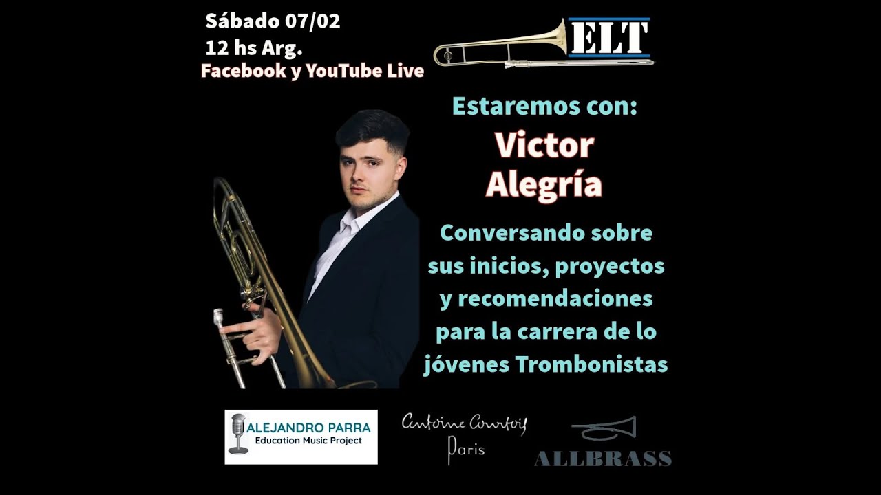 VICTOR ALEGRÍA en la Escuela Latinoamericana de Trombón y Eufonio