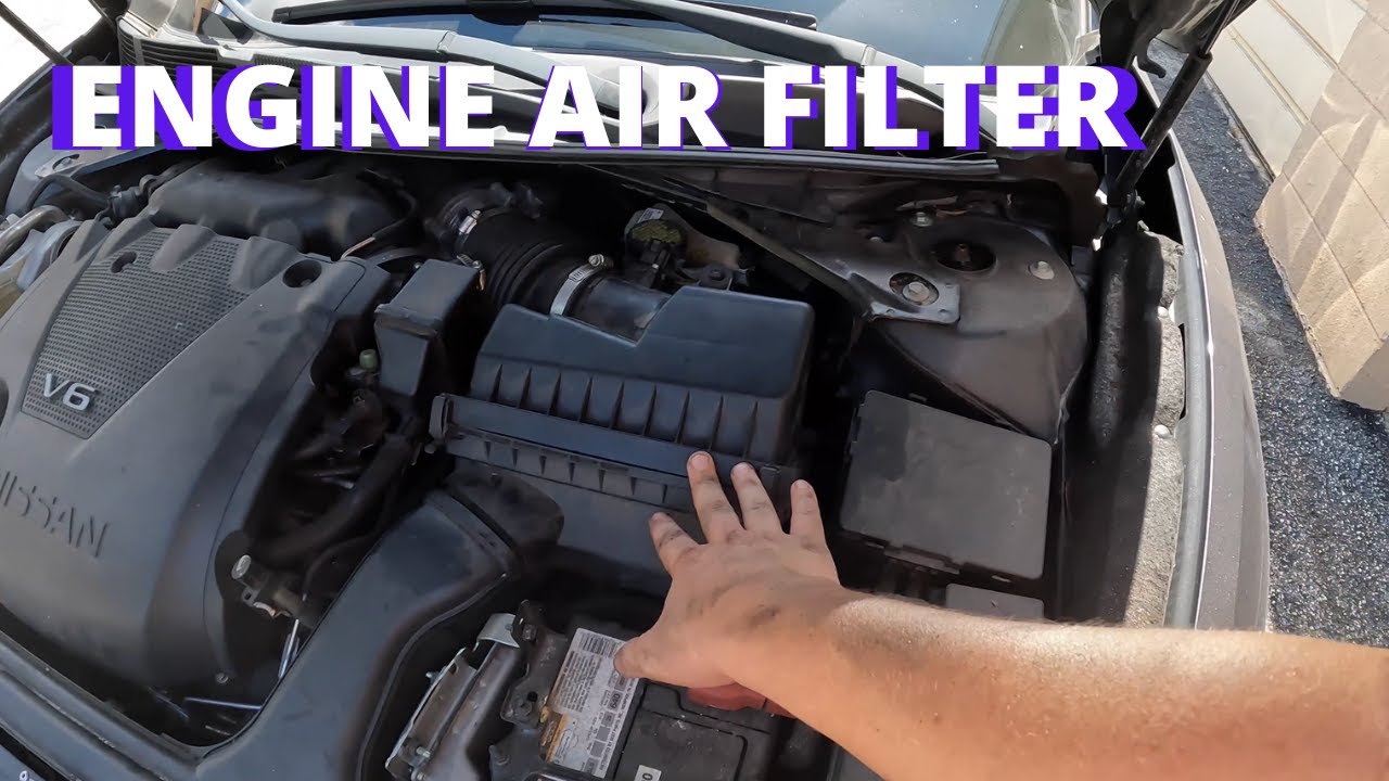 Changing Engine Air Filter - 2017 Nissan Maxima