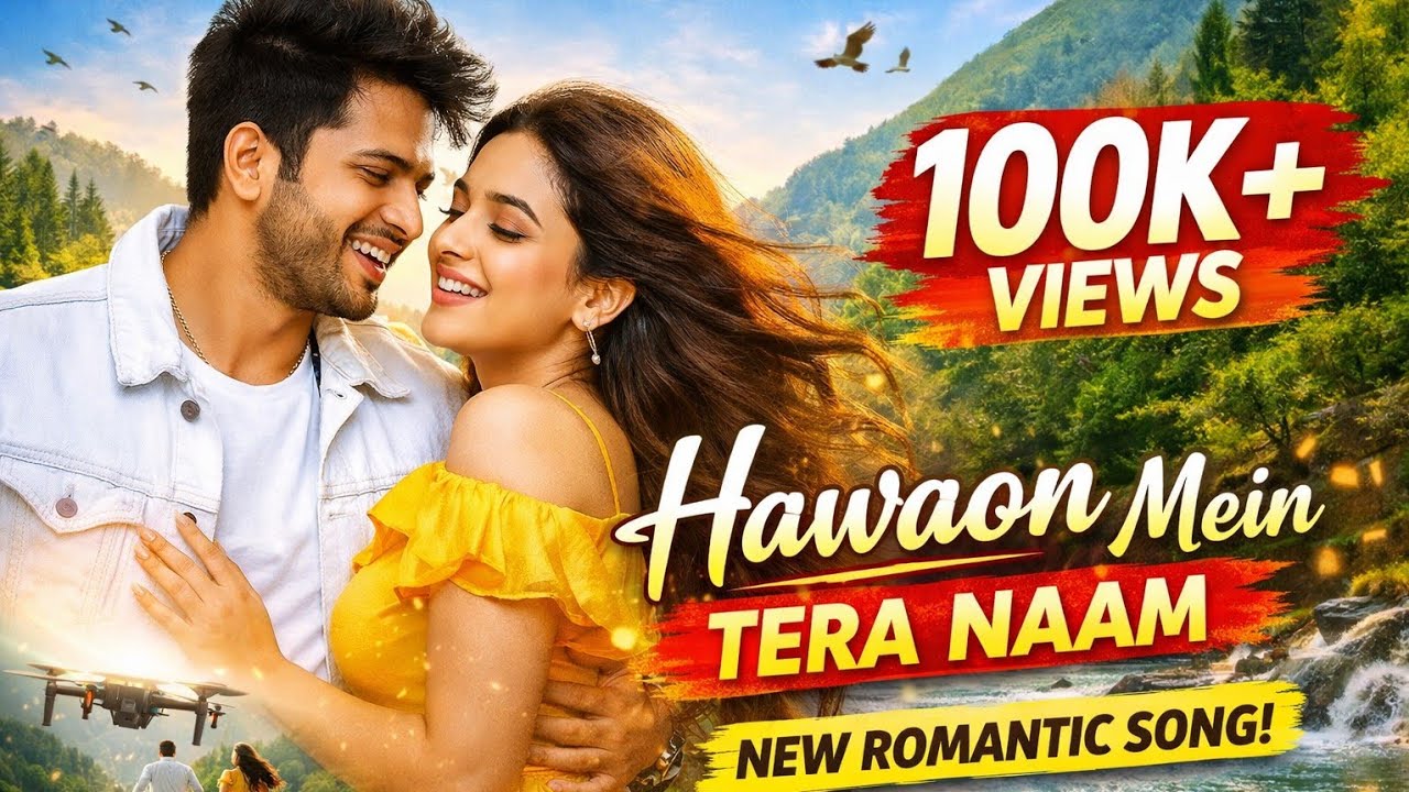Hawaon Mein Tera Naam ❤️ | New Hindi Romantic Song 2026 | Energetic Love Anthem | Yogesh Vibes
