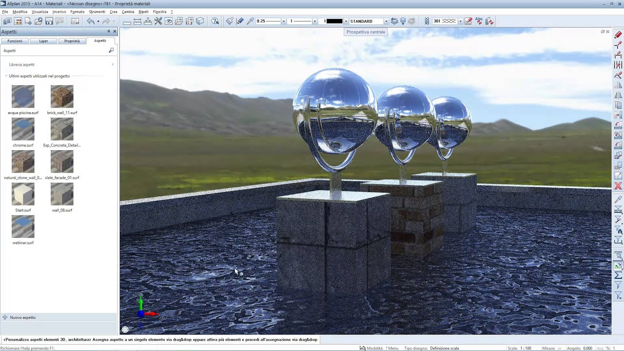 Webinar Allplan 2015 - Materiali premium e mappatura HDR