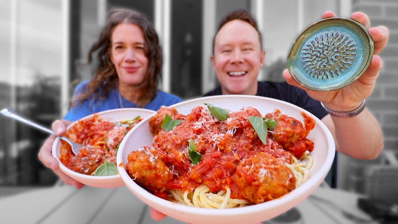 I Made Homemade Meatballs & Red Sauce For My Spaghetti (And I Have BIG News!) 😏🍝