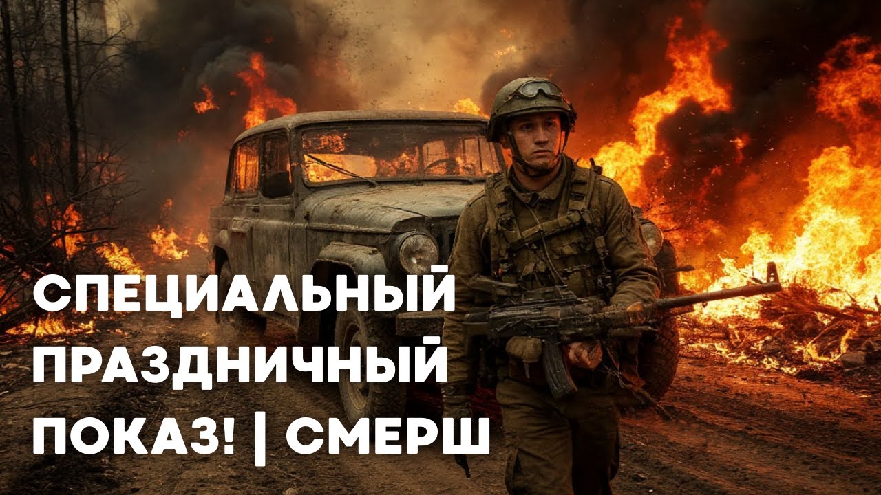 СПЕЦИАЛЬНЫЙ ПРАЗДНИЧНЫЙ ПОКАЗ! | СМЕРШ | ДОРОГА ОГНЯ ВСЕ СЕРИИ!