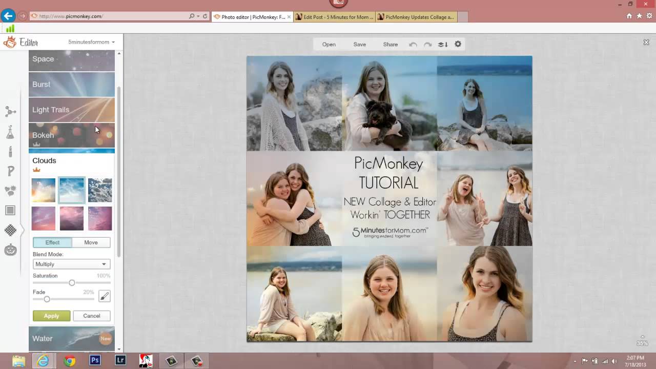 PicMonkey Tutorial - How to Edit Collages
