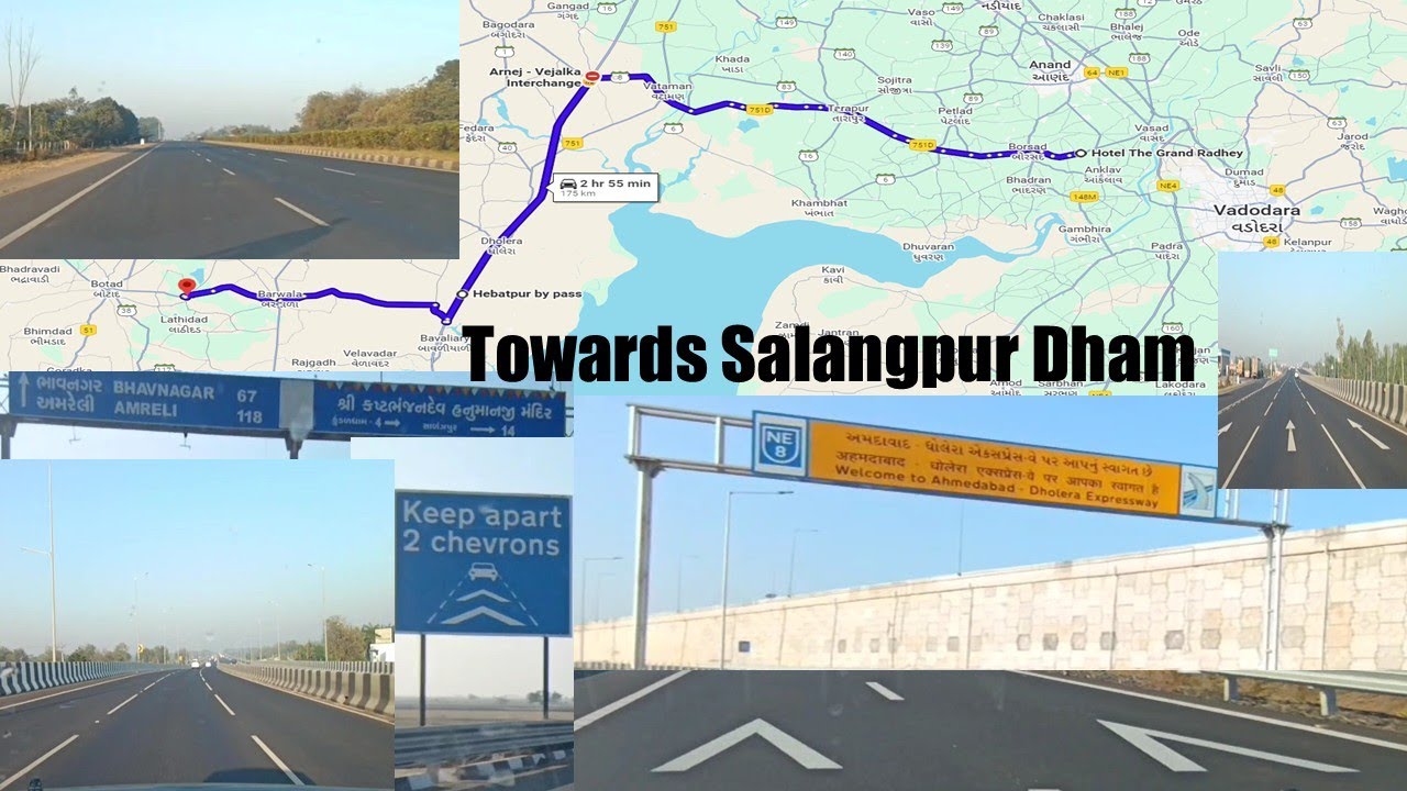 Frm Vasad_Tarapur HW to Sarangpur (Salangpur)-Ahmedabad_Dholera Expwy & Hebatpur ByPass to Barvala