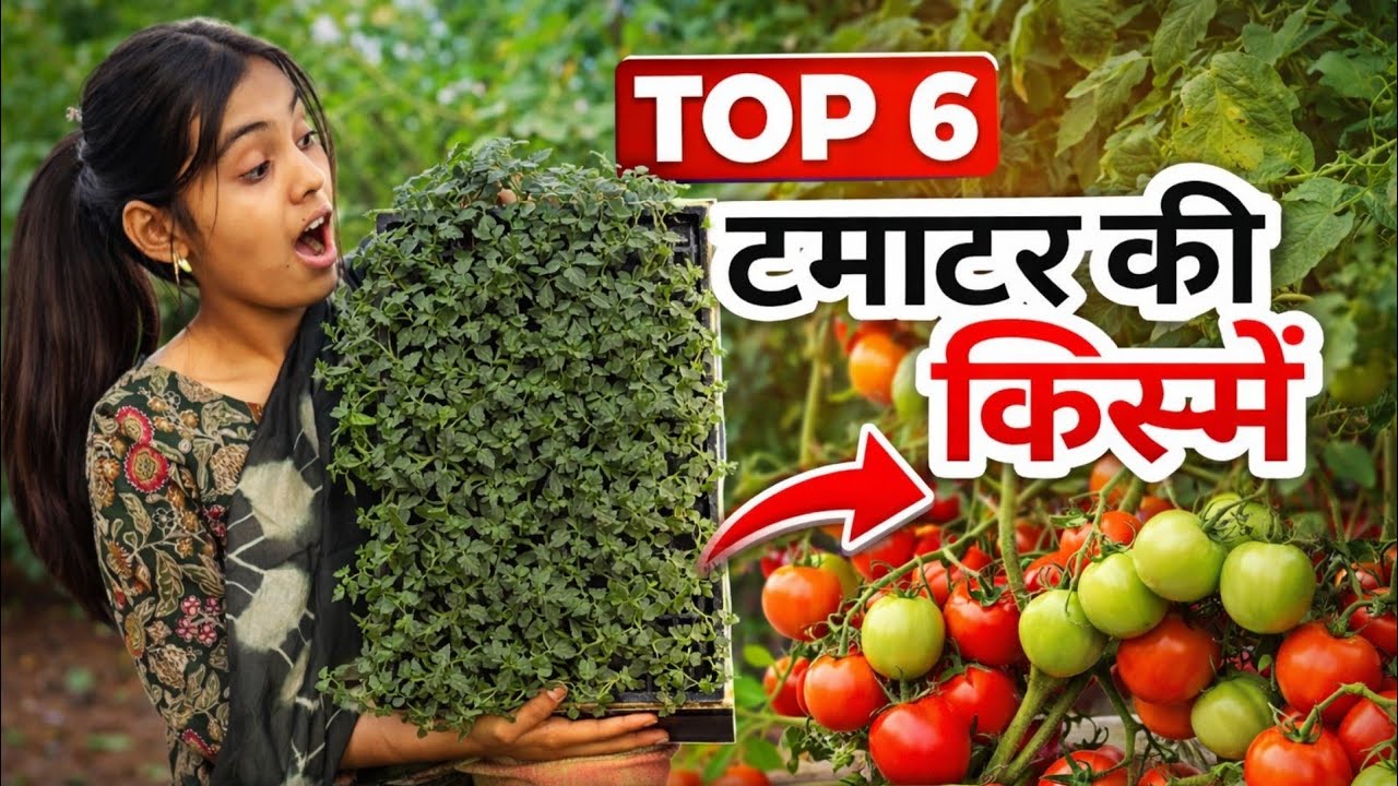 Top 6 Tomato 🍅 Variety for Summer Season in India 🔥 | indianfarmergirl 