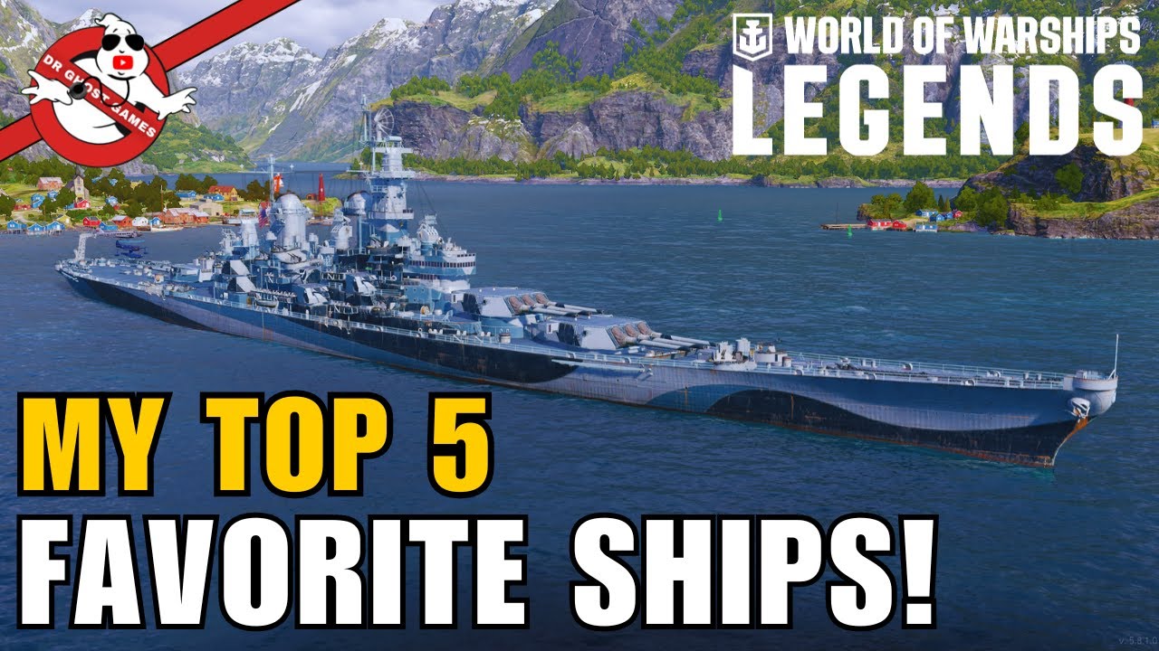 5 моих любимых кораблей! || World of Warships: Legends