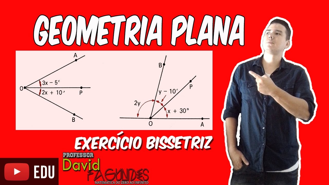 Ângulos -  Exercício Resolvido (Bissetriz)