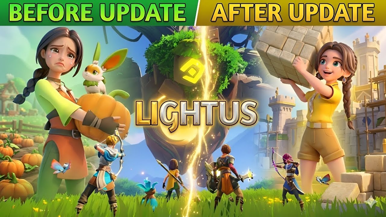 CHANGES IN LIGHTUS AFTER UPDATE || LIGHTUS OPEN WORLD GAME ||