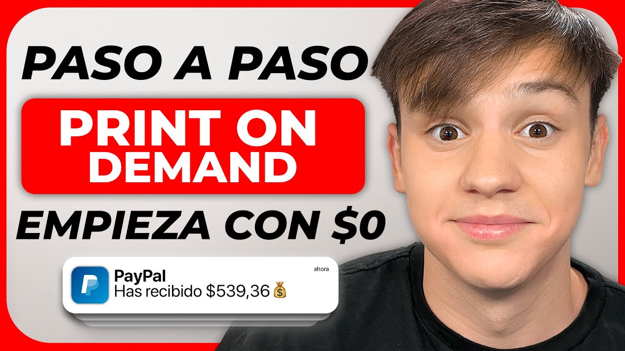 Curso GRATIS de Print On Demand Para Principiantes (Paso a Paso)