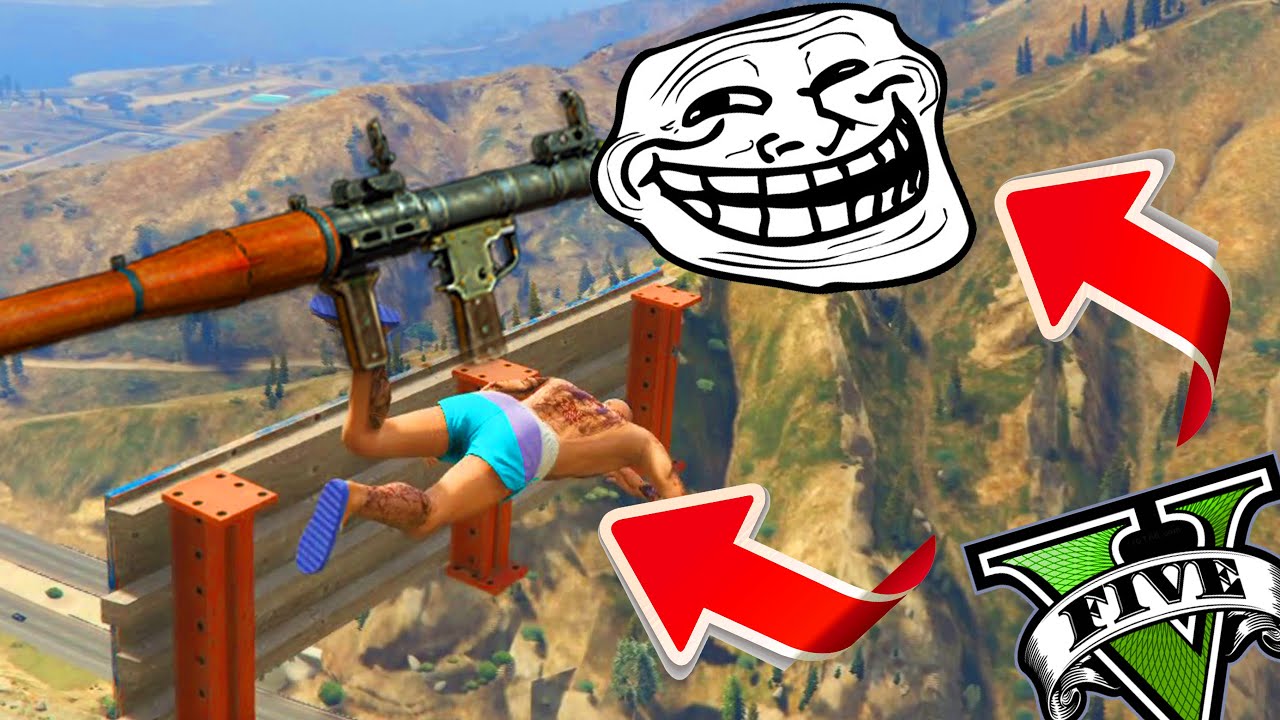 GTA V - EL RPG TROLL !!! DEATH RUN | MrWikky92