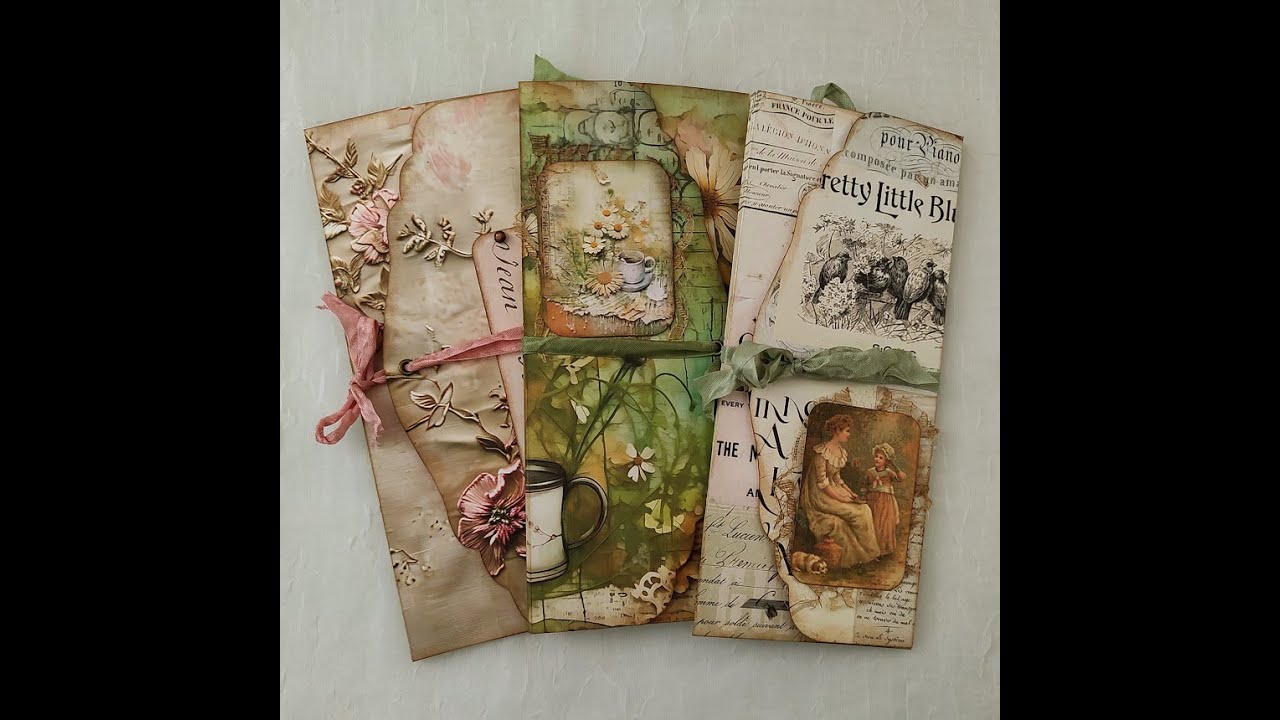 Tri-Fold Ephemera Folder w/Waterfall Element