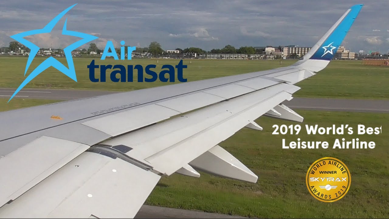 WORLD'S BEST LEISURE AIRLINE? Air Transat Airbus A321neo Take off from Montréal (TS440)