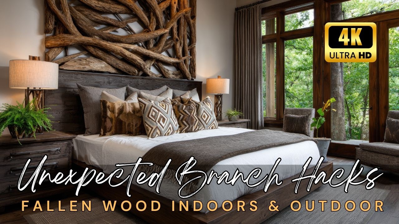 🌿 Unexpected Branch Hacks: 10 Genius Uses for Fallen Wood Indoors & Outdoor