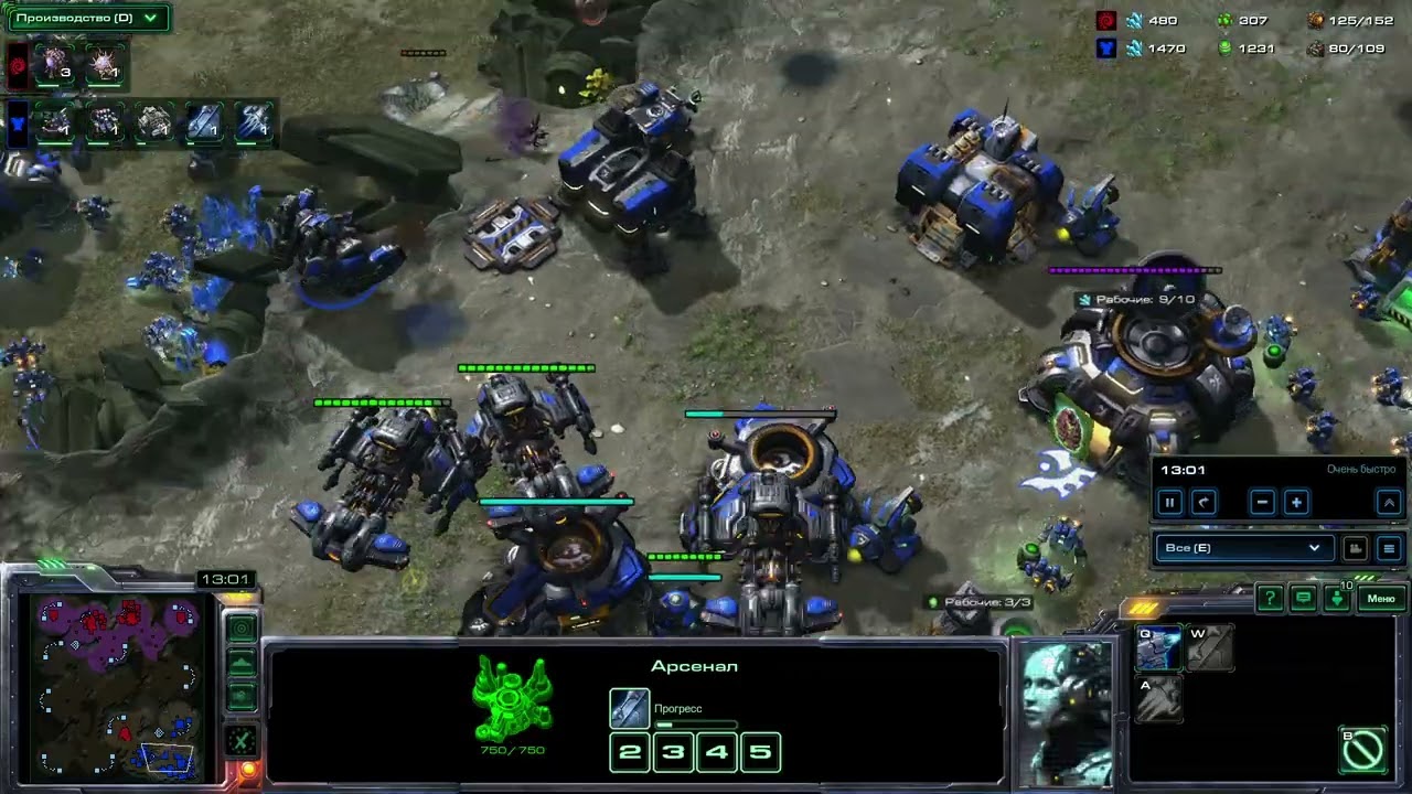 SC2 Играю зергами
