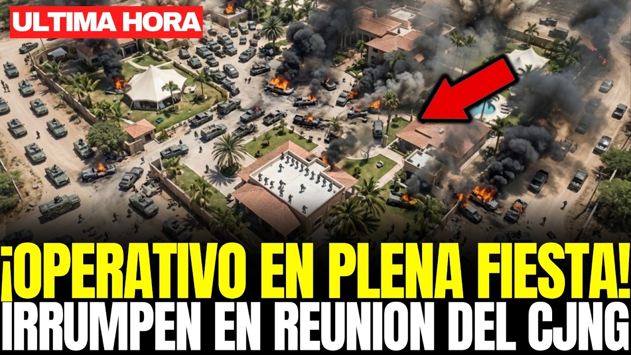 ¡EN PLENA FIESTA! MURCIÉLAGOS IRRUMPEN en REUNIÓN del CJNG y NADIE LOGRA HUIR