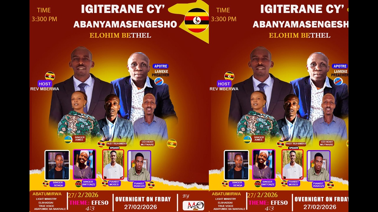 LIVE  UMUGOROBA WOGUHIMBAZA IMANA  NA APOTRE LAMEKE KUVA MURI CONGO NA REV NTUNGANE UMURIRO URATSE