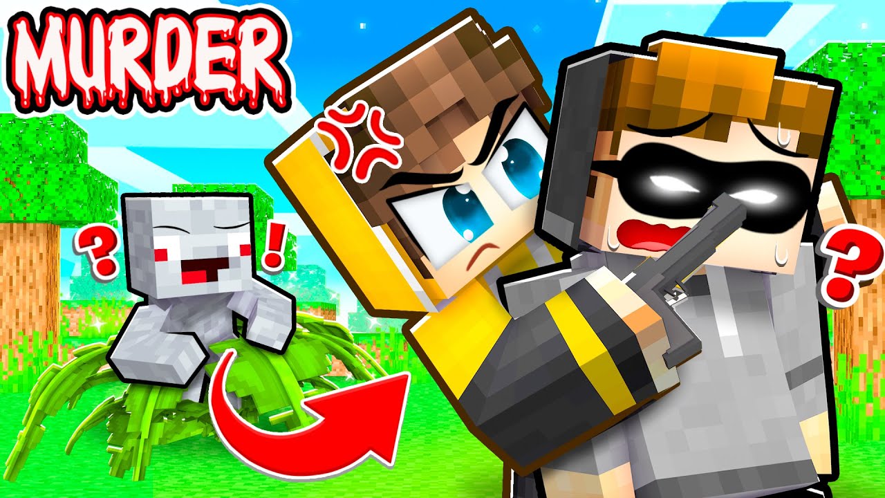 dieser JUNGE  ist ein PSYCHO! (Minecraft Murder Modus)