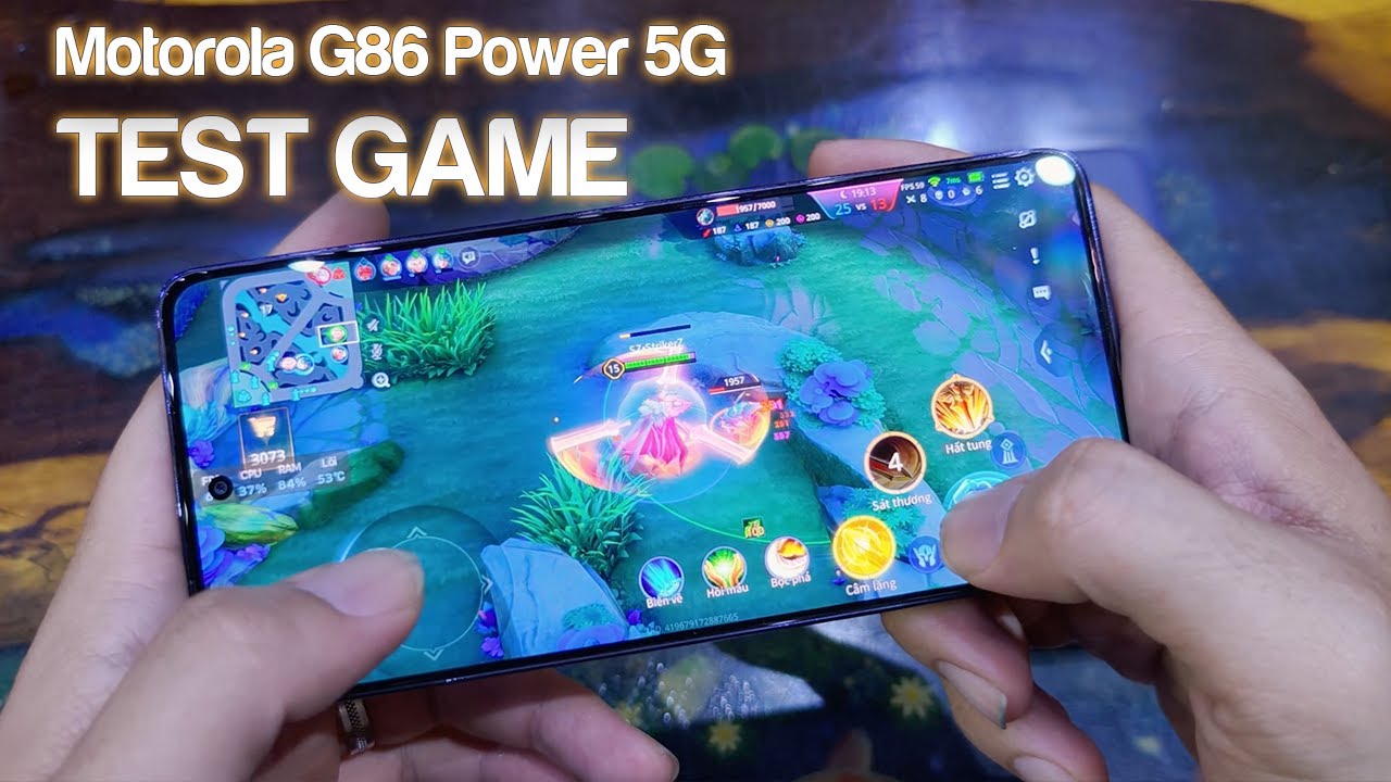 Chơi game với Motorola Moto G86 Power 5G: Chip MediaTek Dimensity 7400 có mạnh không?