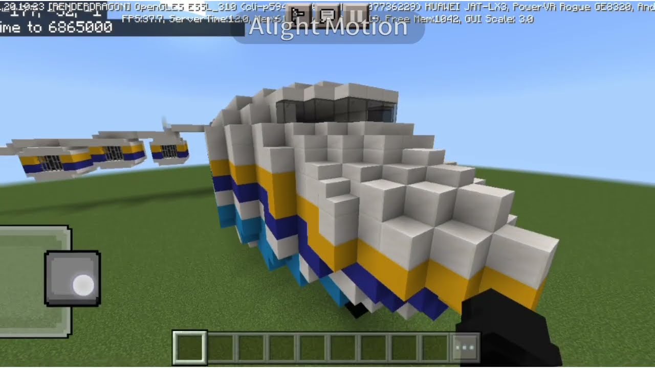 Minecraft Antonov an-225 Mriya (Watch until the end) 