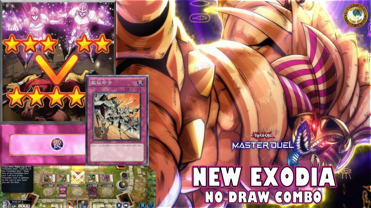 NEW Exodia Deck NO DRAW COMBO ⛔ This Secret Trap make Auto Win Condition [Yu-Gi-Oh! MASTER DUEL]