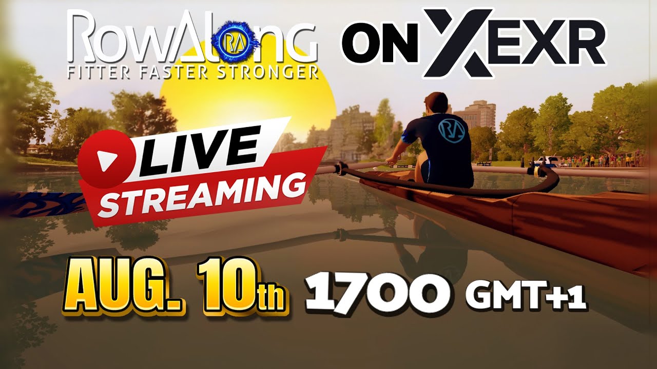 🔴 LIVE 30 Minute Group Row: 10th August  17:00 GMT+1 -  All Levels -  Any Rowing Machine