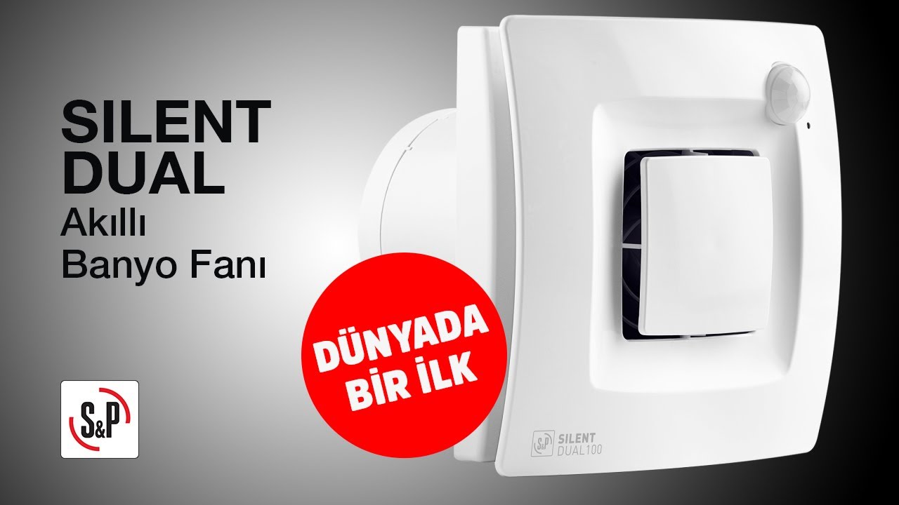 SILENT DUAL Akıllı banyo fanı - Zeka ve Verimlilik Tasarımla Buluştu