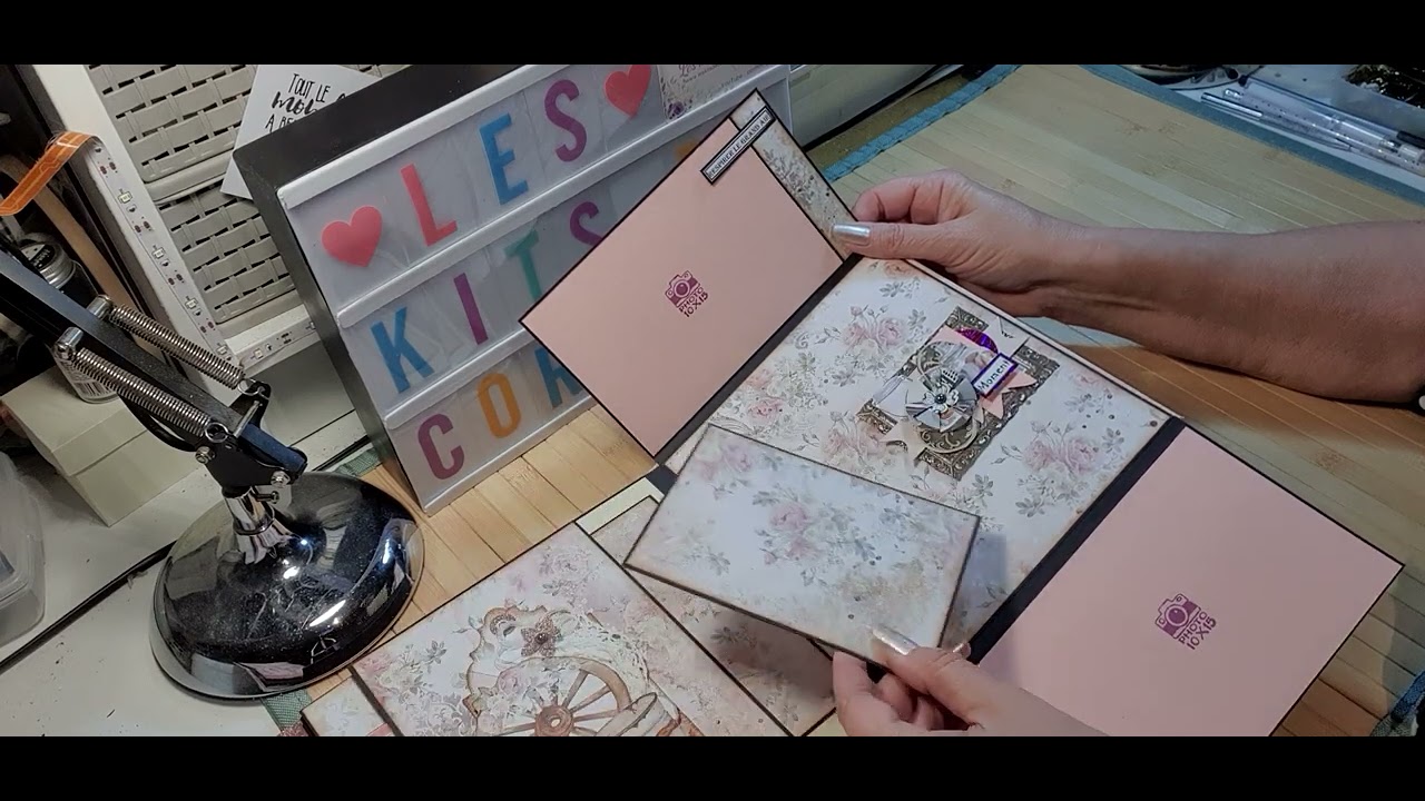 TUTO ALBUM VINTAGE CHIC - PRÉSENTATION FINALE