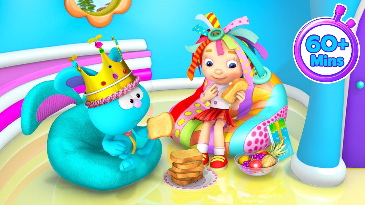 החיוך של רוזי | בלגן מלכותי נכון! 👑 | קריקטורה לילדים של שעה