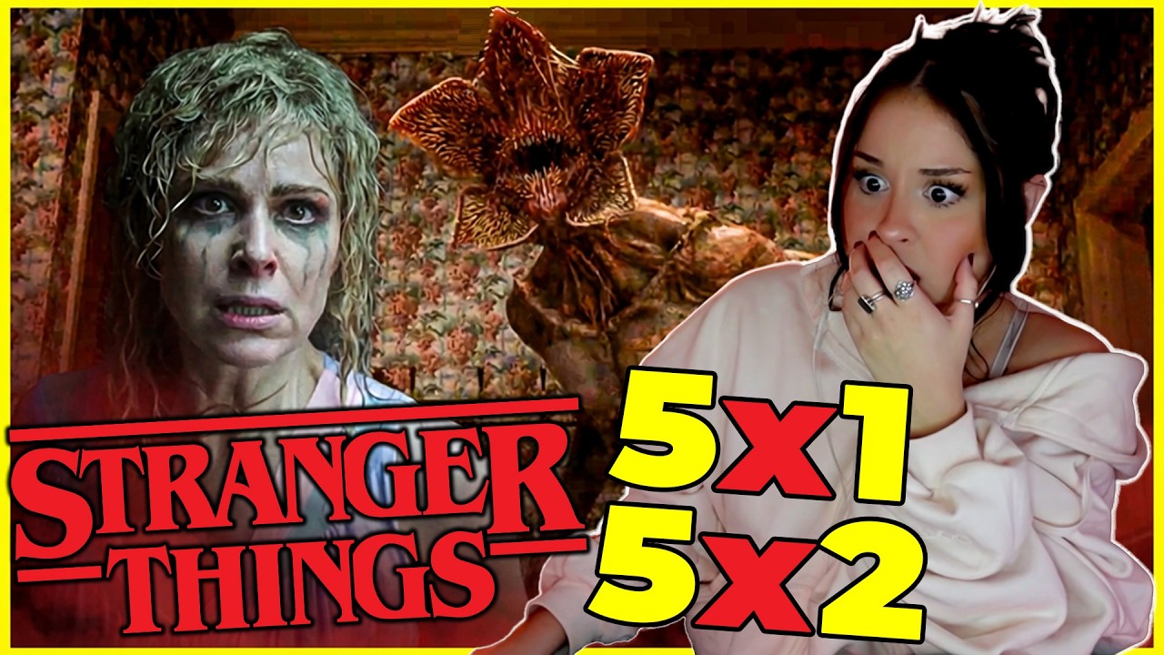 Lets Finish Up Stranger Things!!! 5x1 5X2 First Time Watching | REACTION