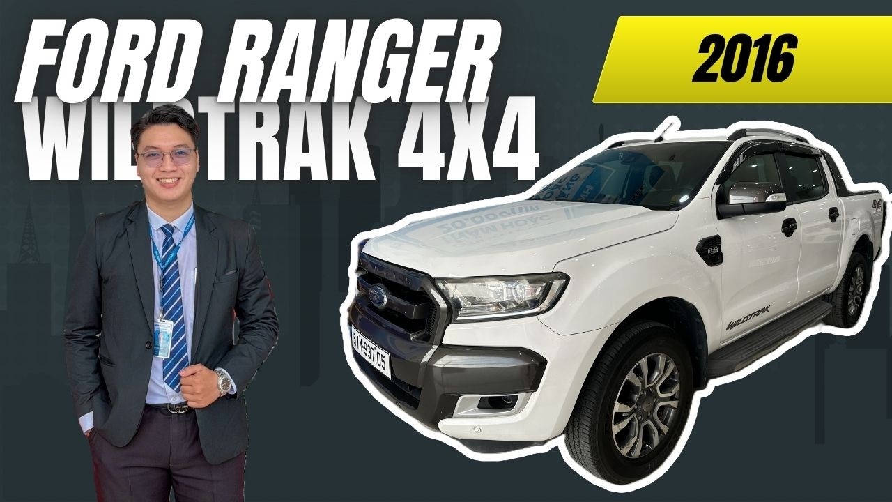 Ford Ranger Wildtrak 3.2L 2016 – Odo 136.000km | Máy dầu 5 xy lanh | Giá 5xx – Hợp Trần Ford