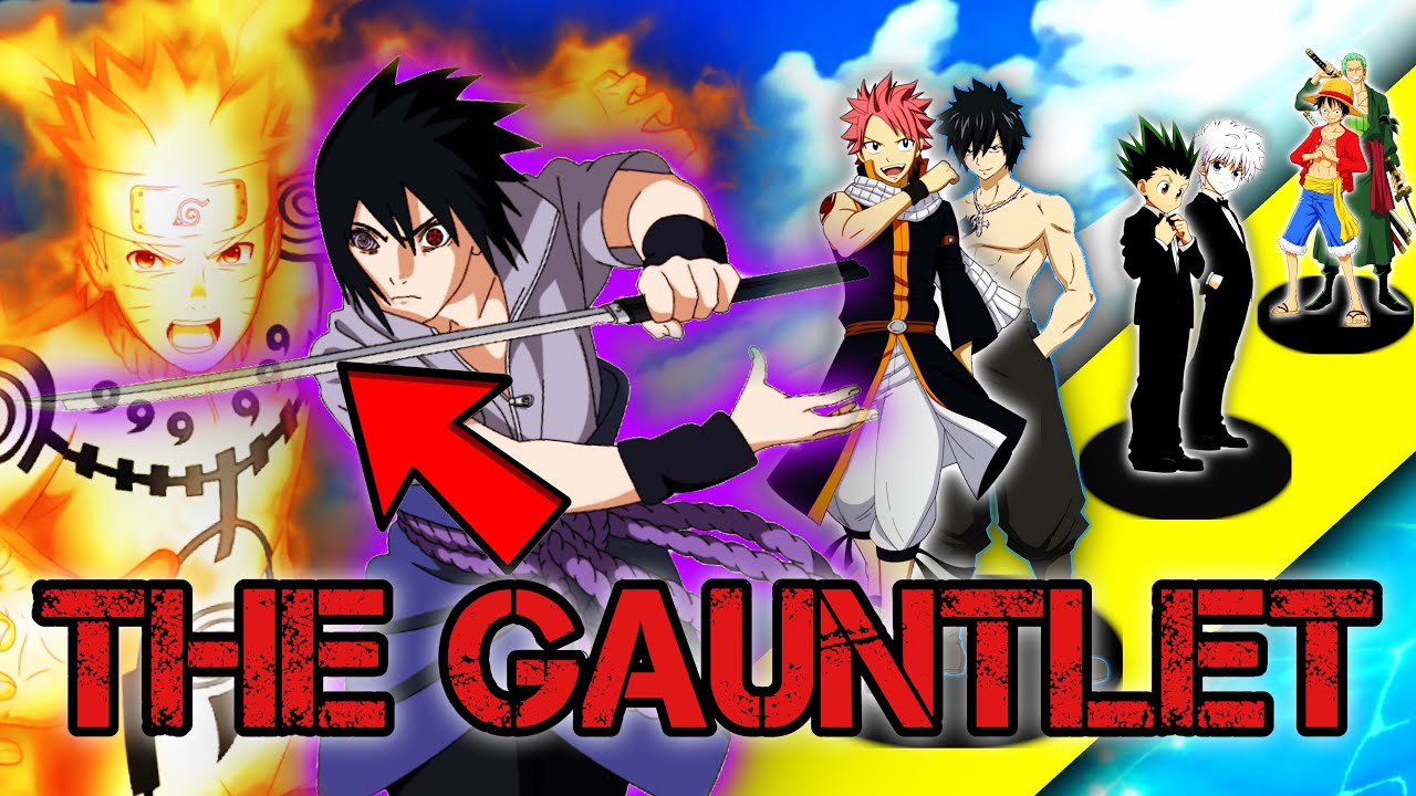 Naruto and Sasuke Run the Anime Gauntlet!!