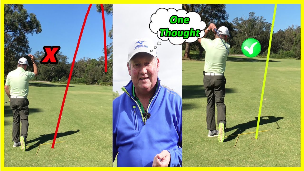 Hit Your Golf Ball Straighter With Just One Thought