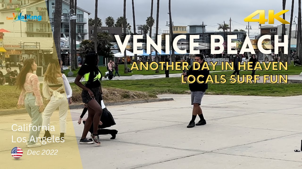 Venice Beach BoardwalKing 🤙🏻 Surf DANCE Locals FUN 🇺🇸 LA